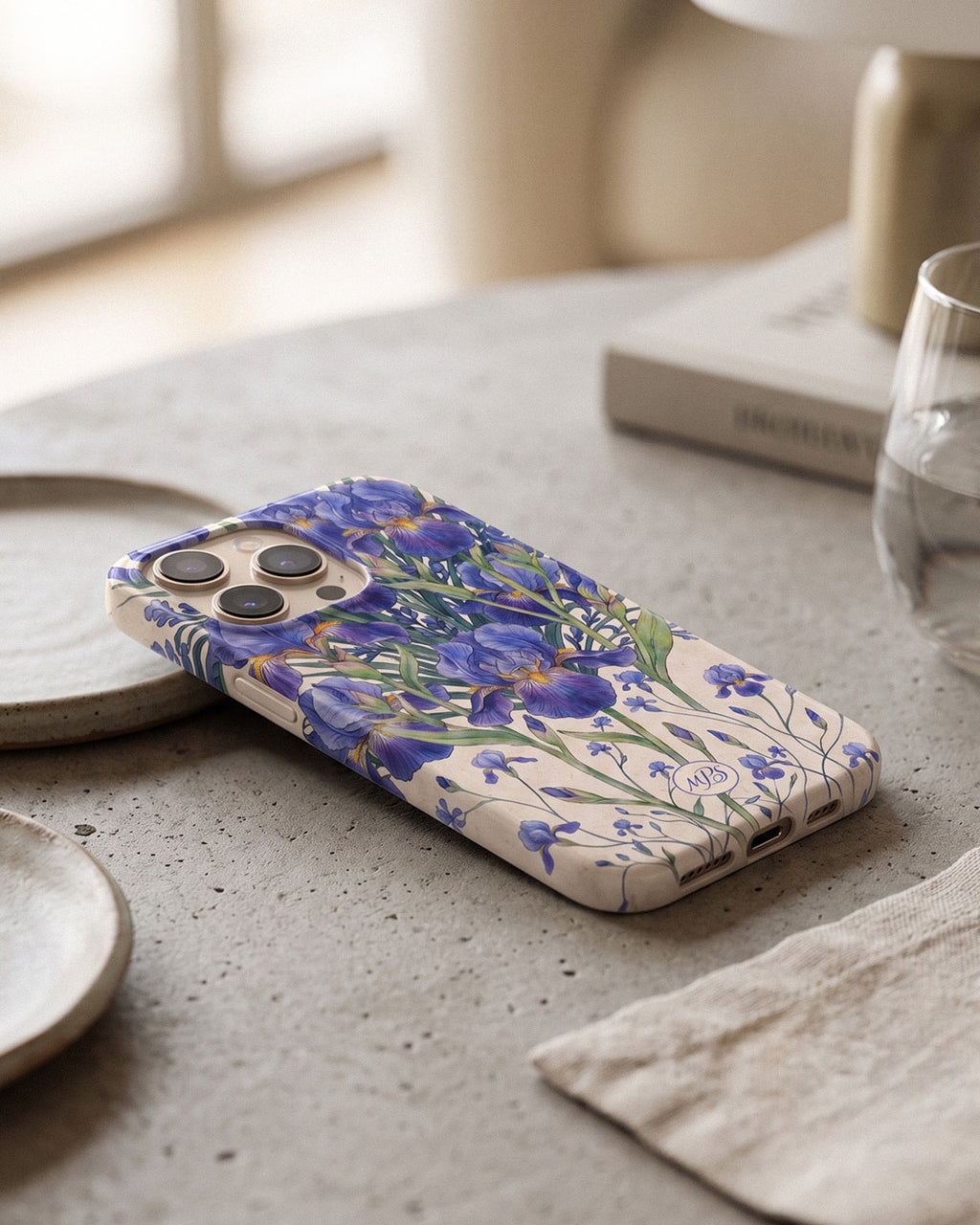 Blue Flag Iris Phone Case