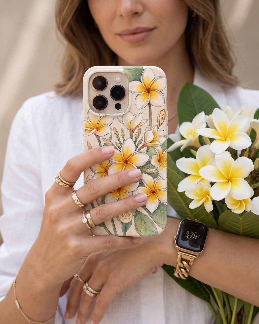 Frangipani Phone Case