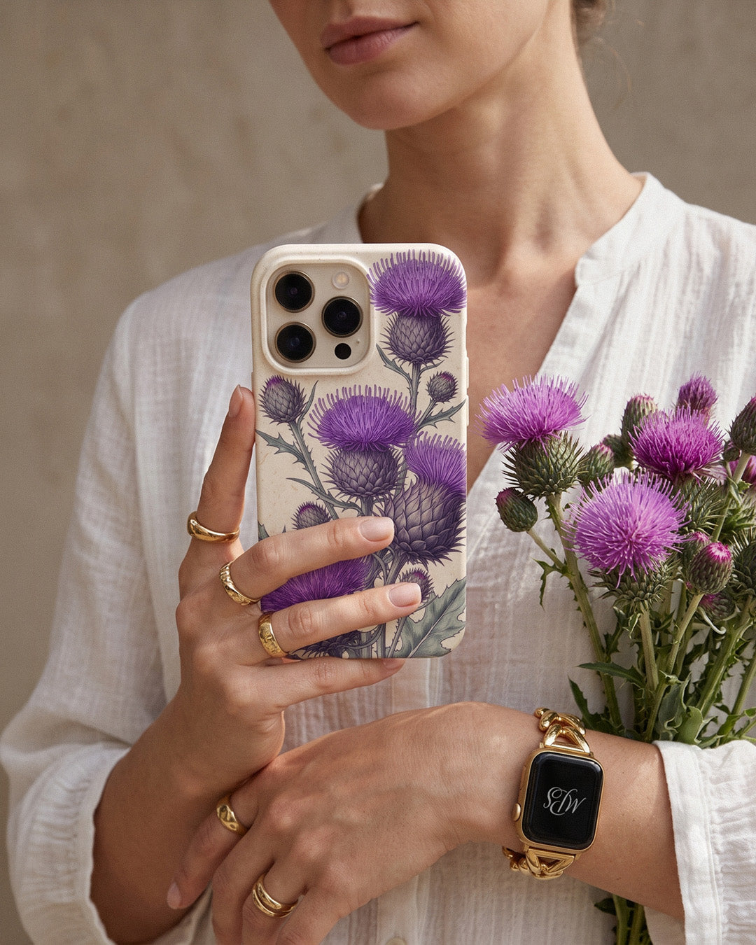 Milk Thistle Phone Case