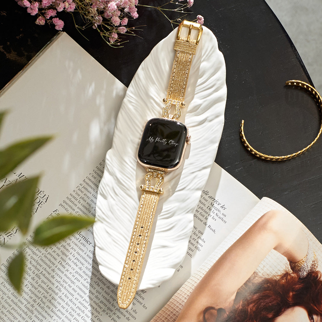 Queen Leather Apple Watch Strap